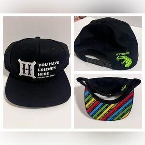 Harry Potter Loot Crate “you have friends here” SnapBack ball cap -slytherin